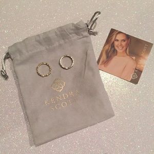 Kendra Scott Karis Gold Stackable Ring Set of 2